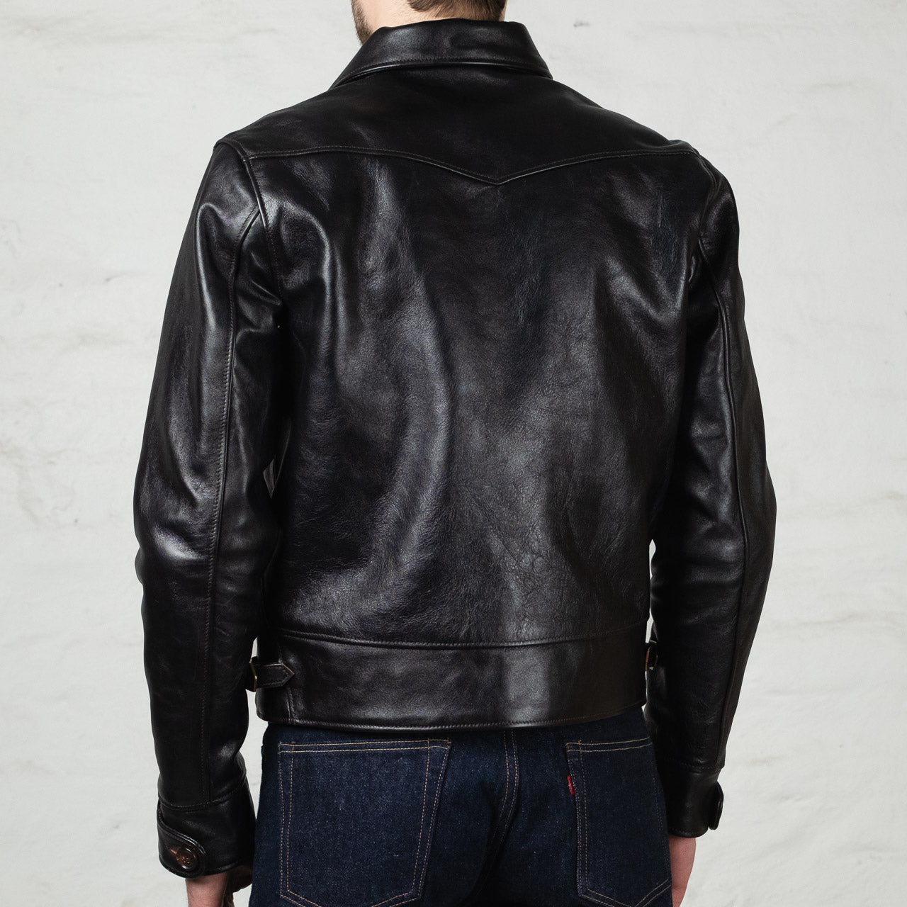 Horsehide jacket "Classic 1920s" Black