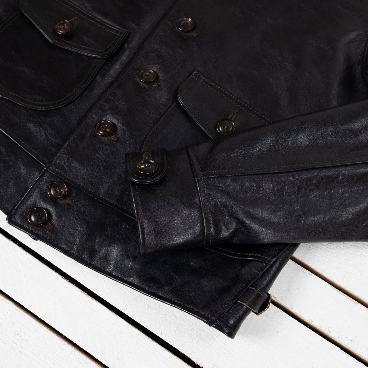 Horsehide jacket "Classic 1920s" Black