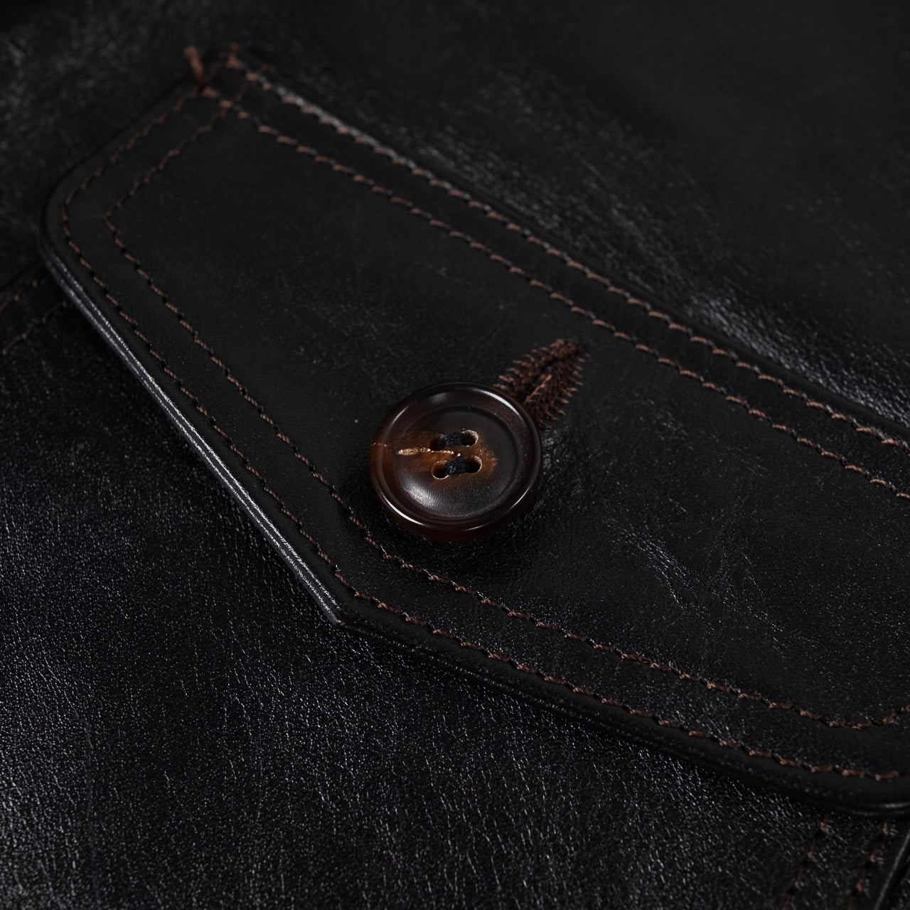 Horsehide jacket "Classic 1920s" Black