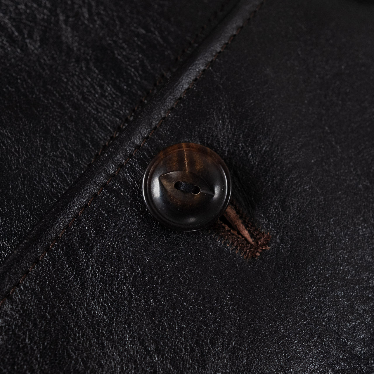Pferdelederjacke "Helix Rider Unus" Schwarz