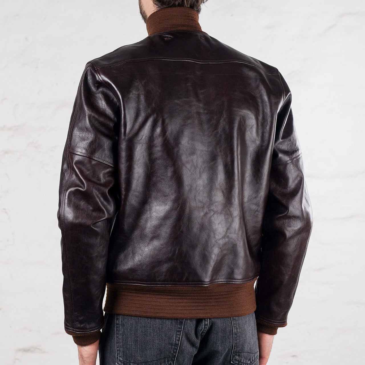 Horsehide A-1 Flight Jacket Seal Brown