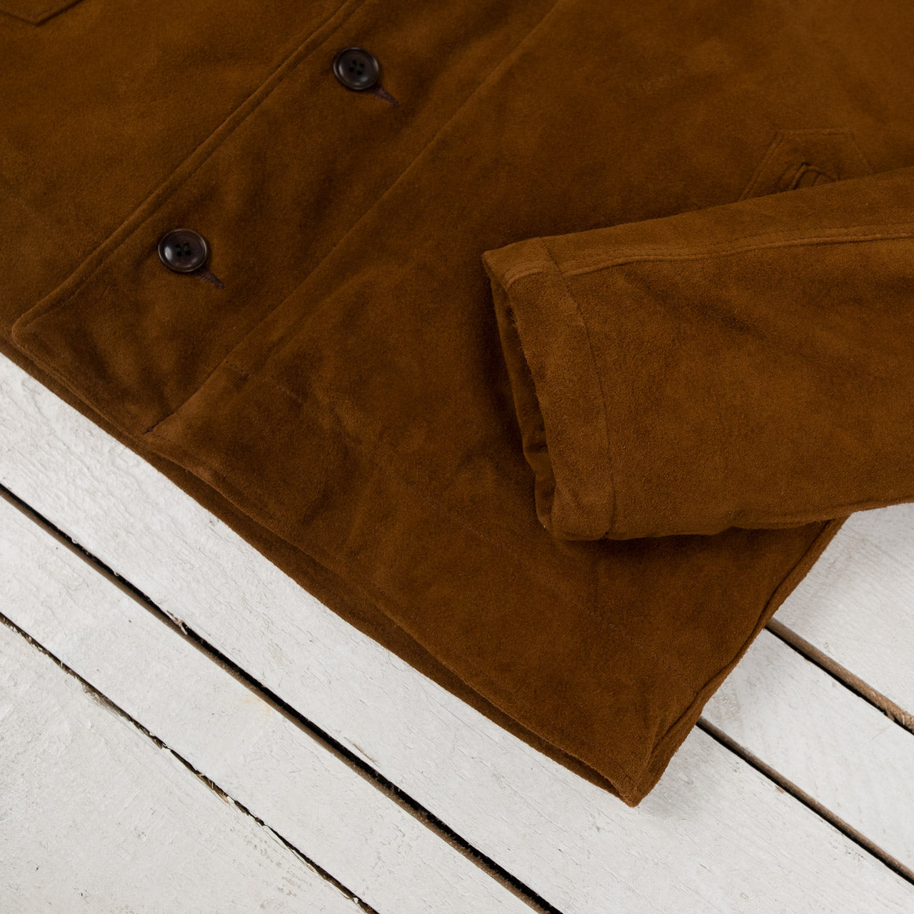 DH x BS Kōenji Deck Jacket Suede Horsehide