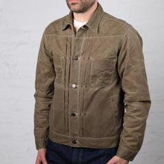 Riders Jacket Waxed Tobacco Brown