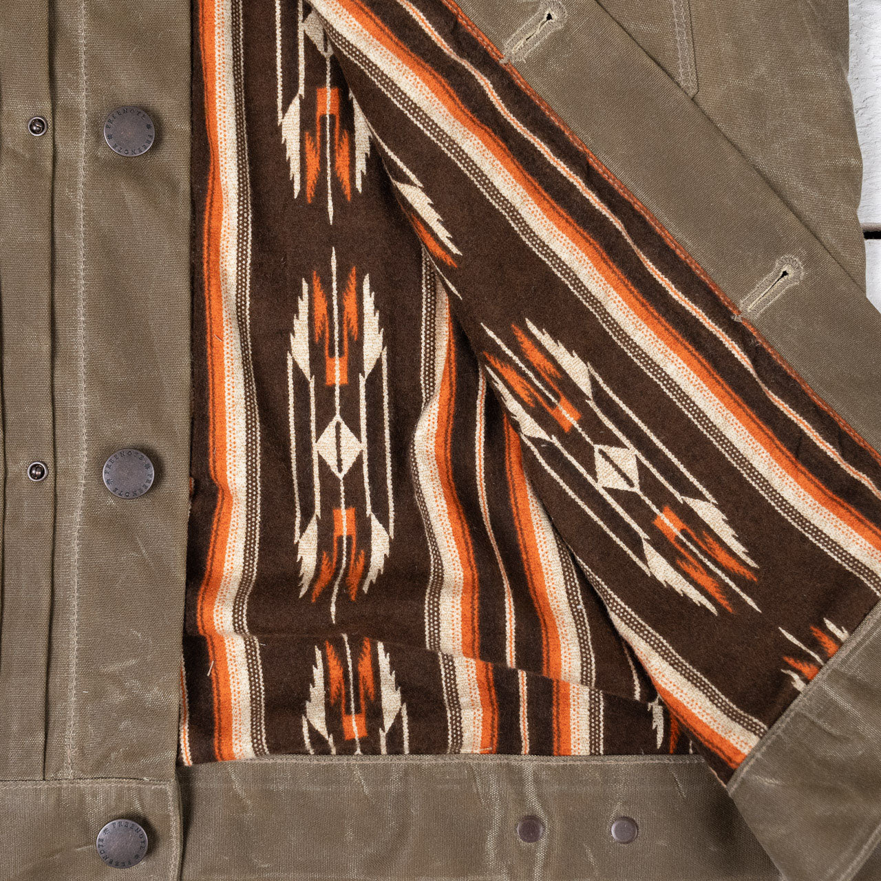 Riders Jacket Waxed Tobacco Brown
