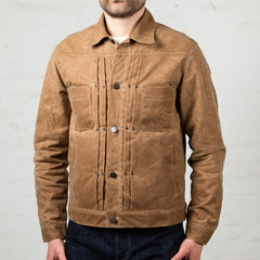 Riders Jacket Waxed Canvas Rust