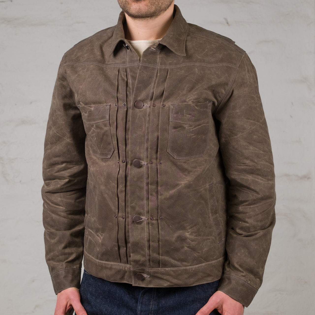 Riders Jacket Waxed Oak