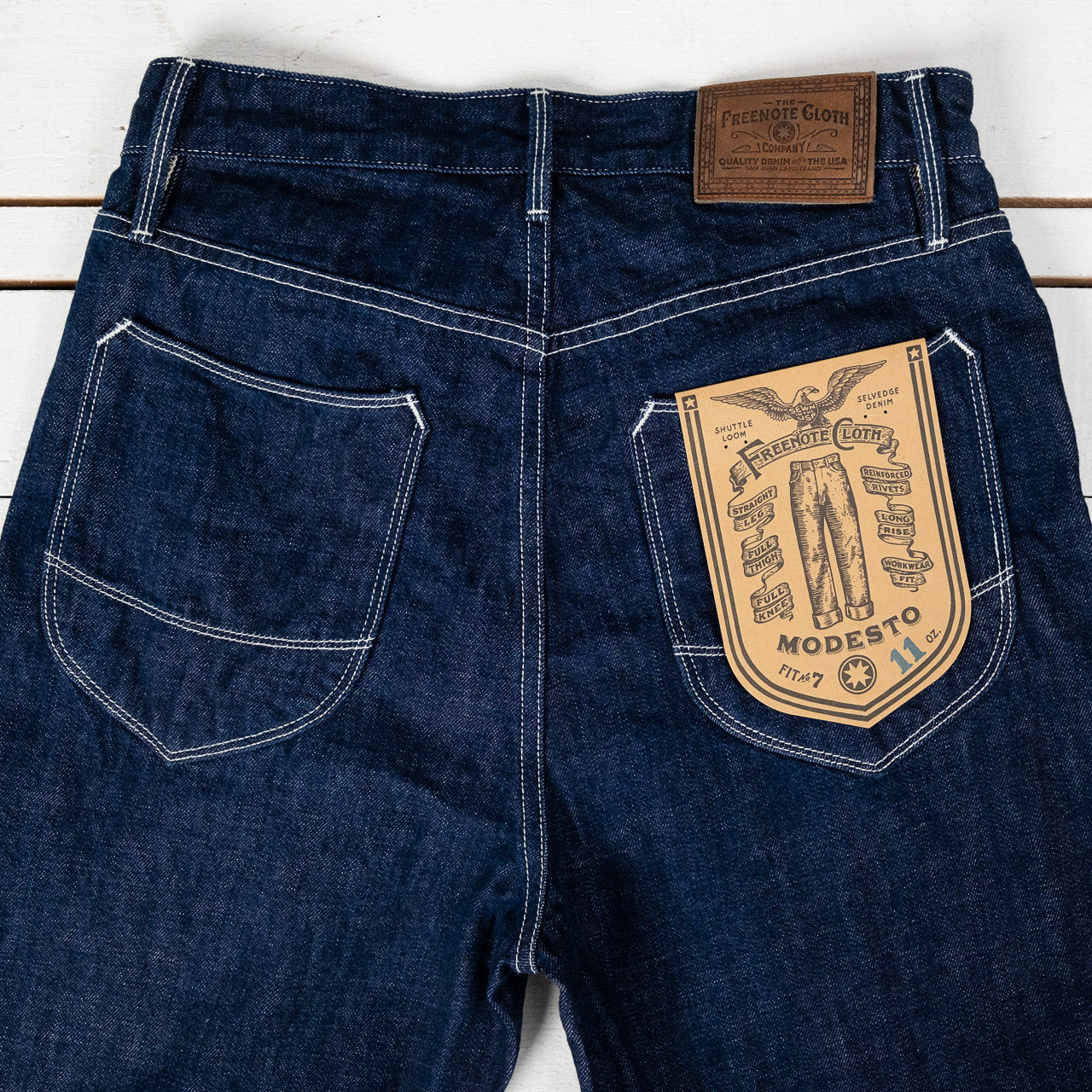 Modesto Straight Fit 11 oz. Memphis Blue Denim