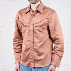 The Rambler Western Shirt Salmon