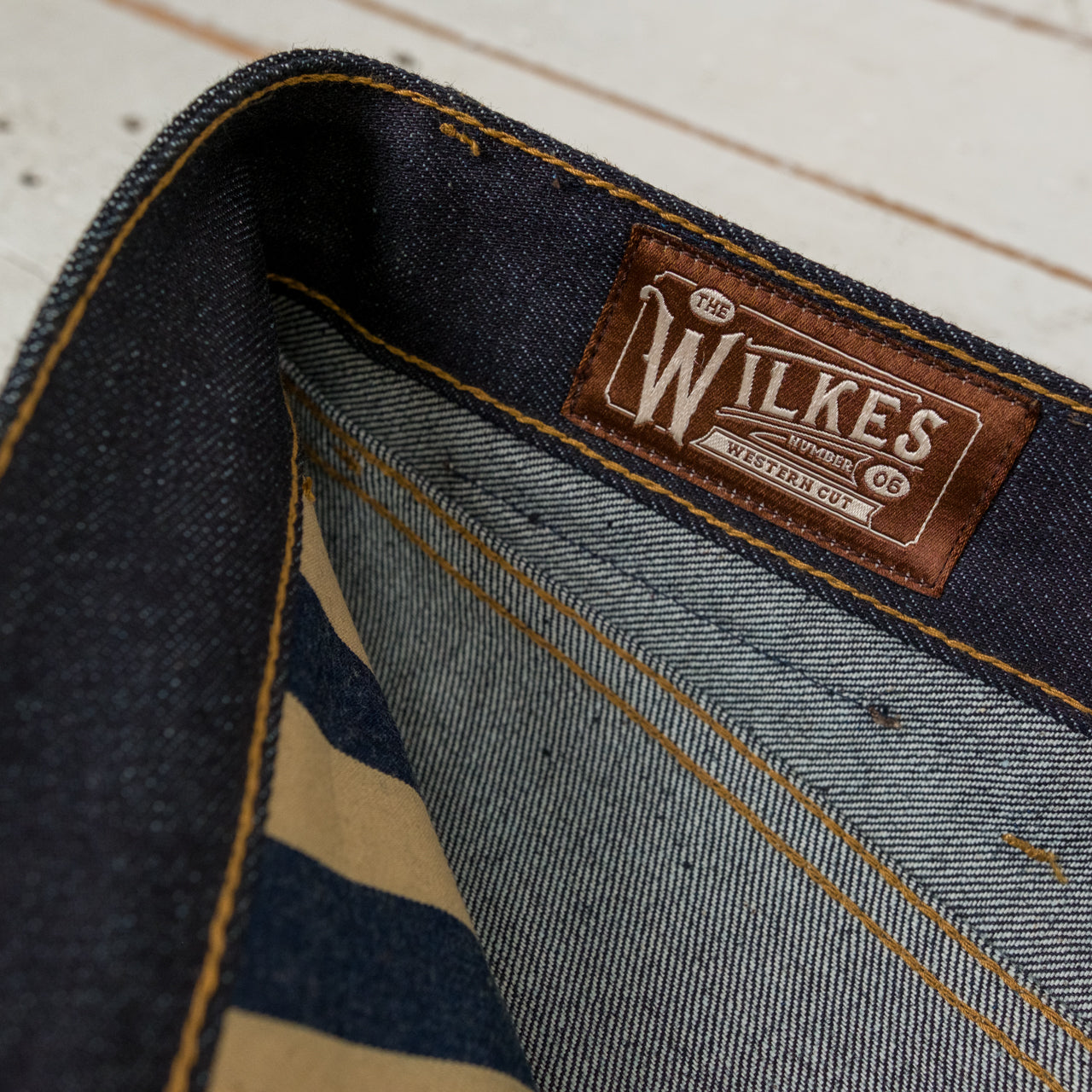 Wilkes Western 14 oz. Indigo denim