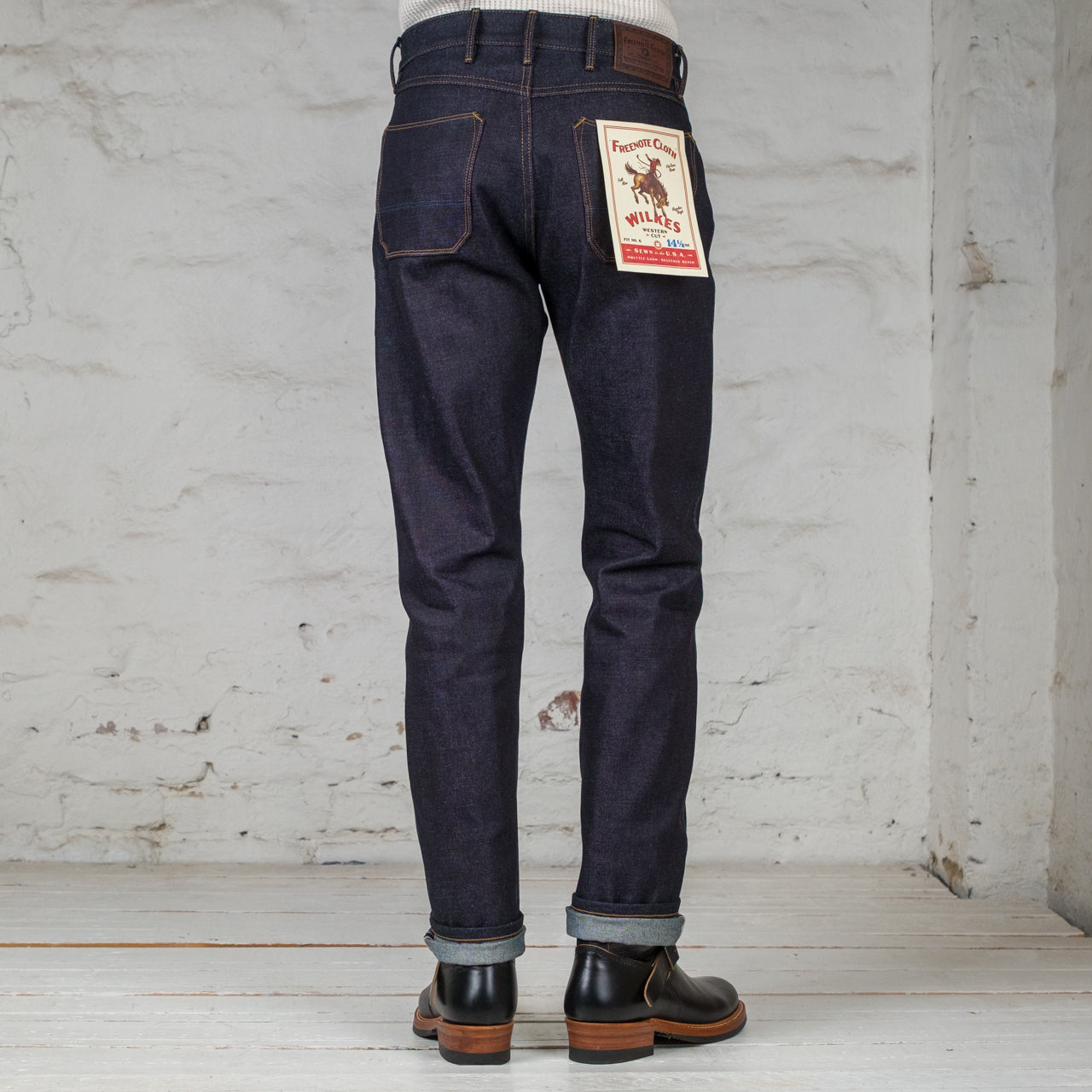 Wilkes Western 14 oz. Indigo denim