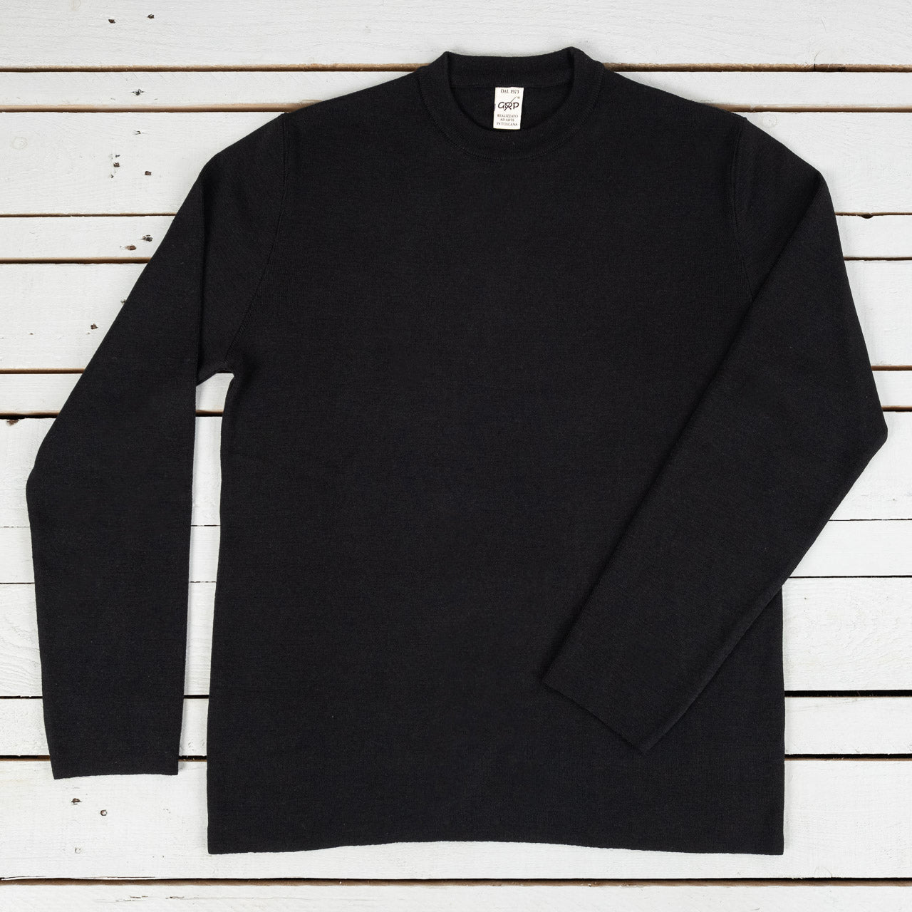 Crewneck Merino Knit Black