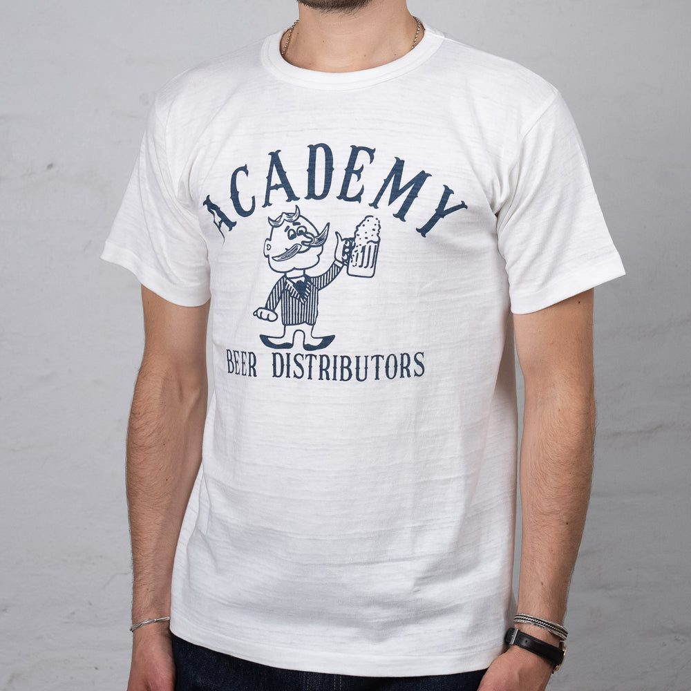 John Gluckow Academy Beer Distributors T-Shirt Off-White