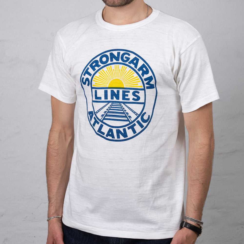 John Gluckow Strongarm Atlantic T-Shirt Off-White