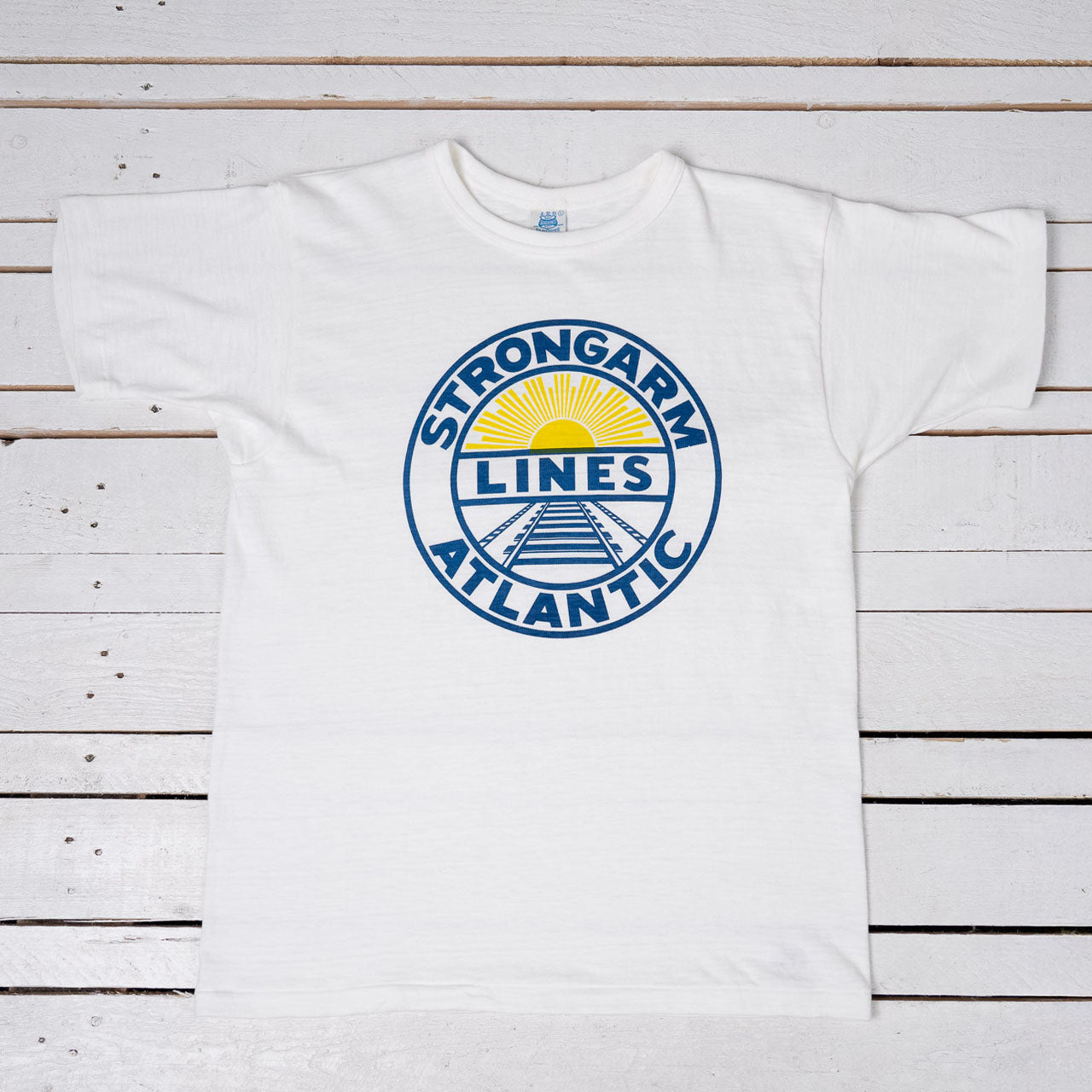 John Gluckow Strongarm Atlantic T-Shirt Off-White