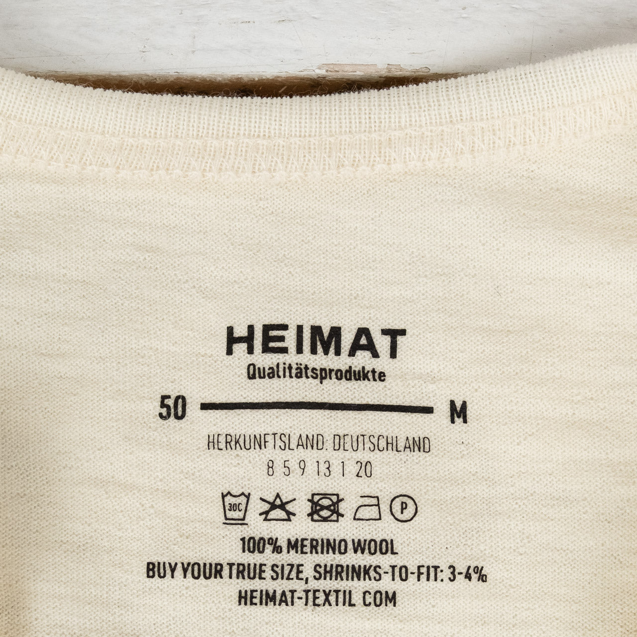 Raglan Short Merino Seashell