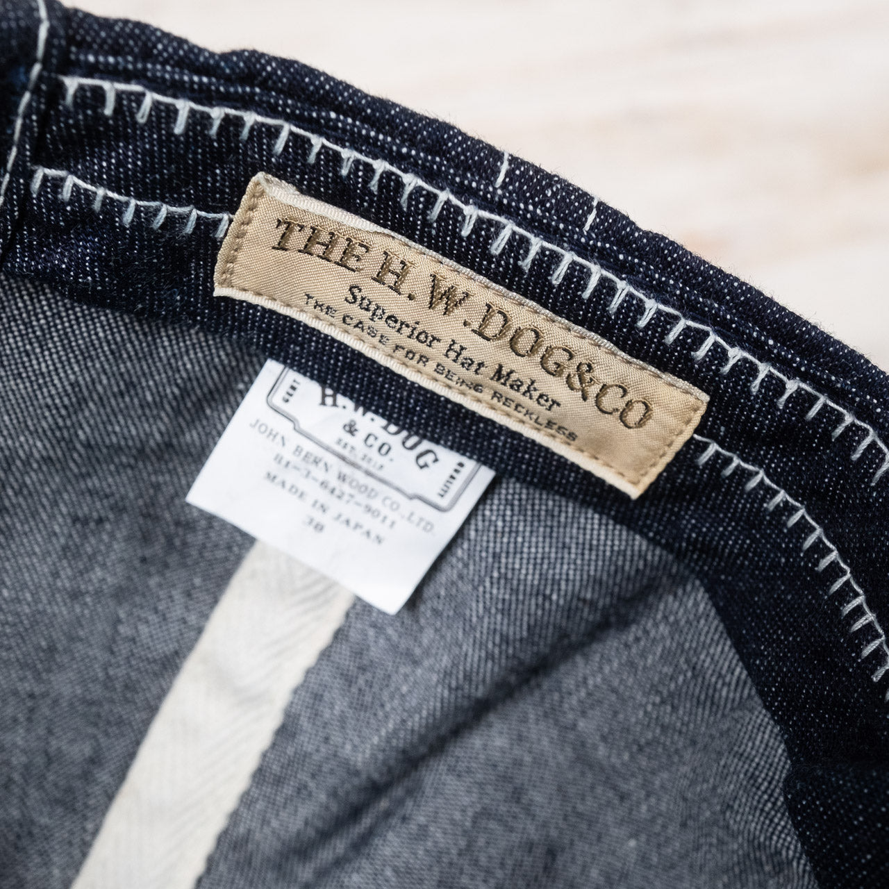 The HW Dog & Co. Trucker Cap Indigo