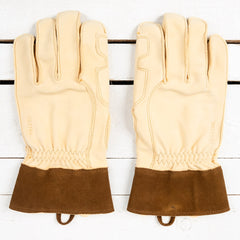 Chamois Ranch Gloves Natural Yellow