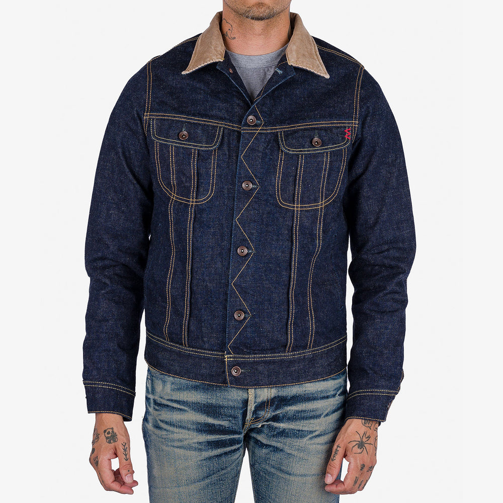 IH-101J-SR Veste Storm Rider en denim selvedge 18 oz. Indigo