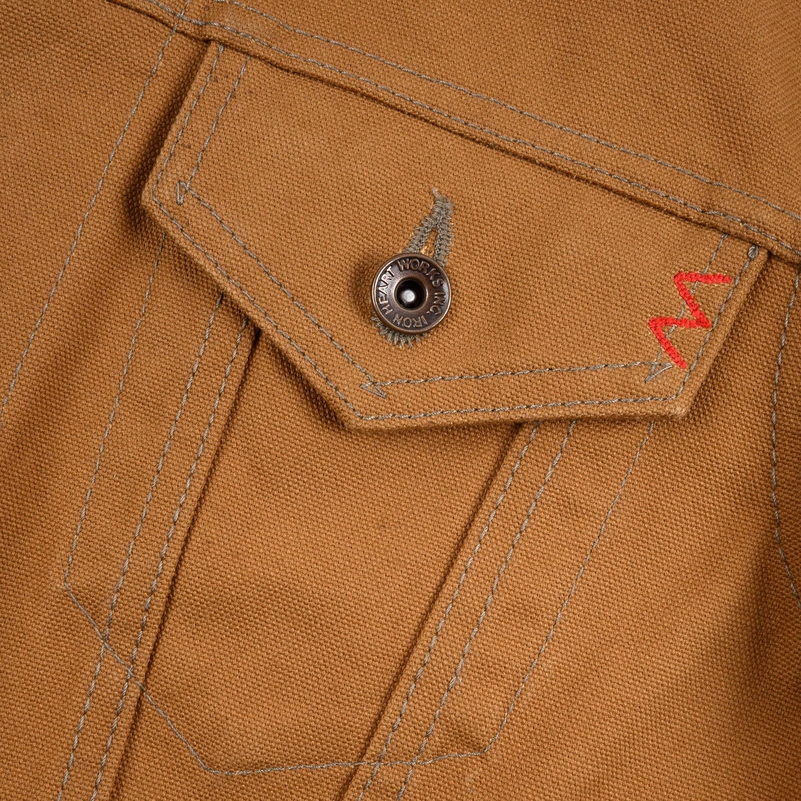IH-2526J 17 oz. Duck Modified Type III Jacket Brown