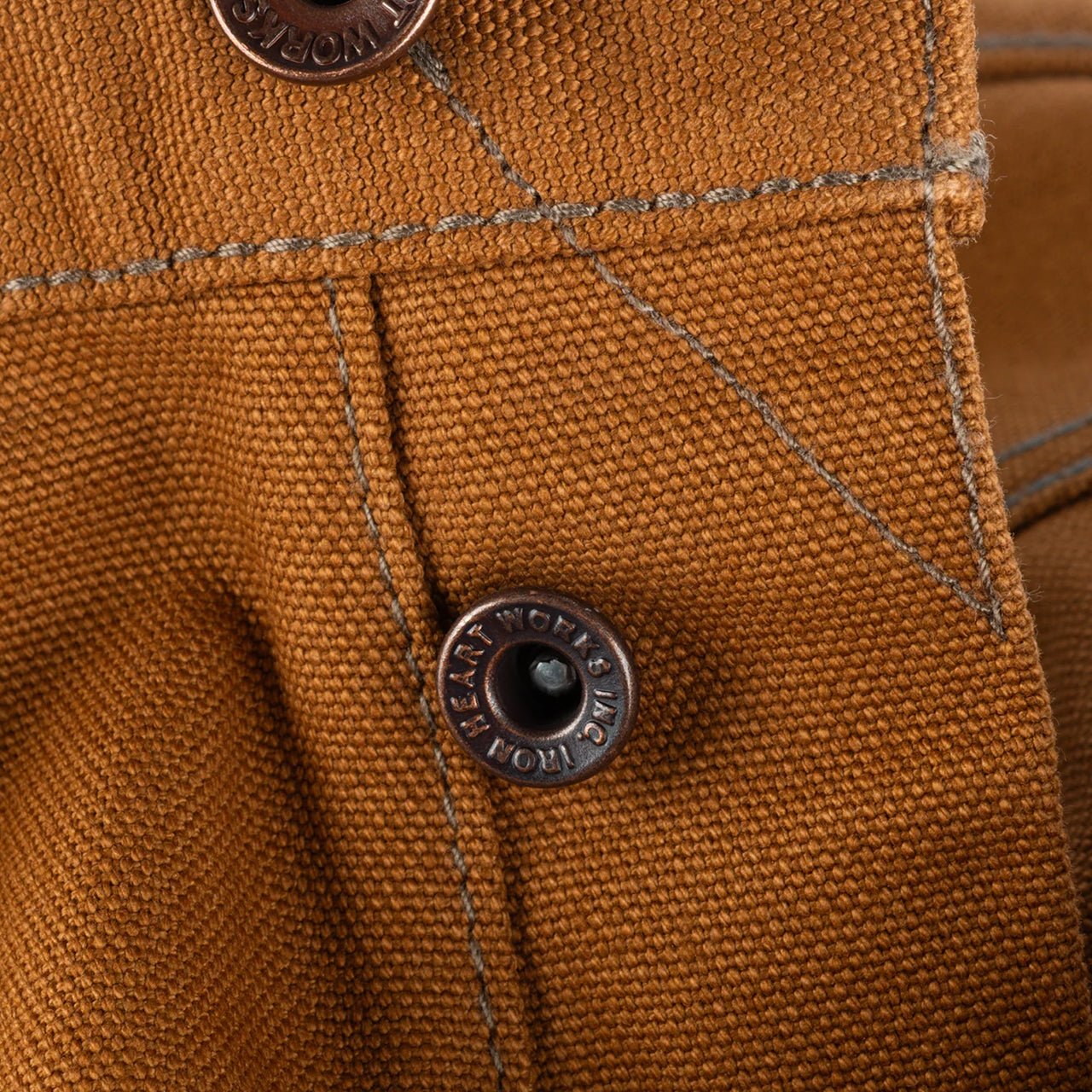 IH-634D 17 oz. Duck Straight Cut Jeans Brown