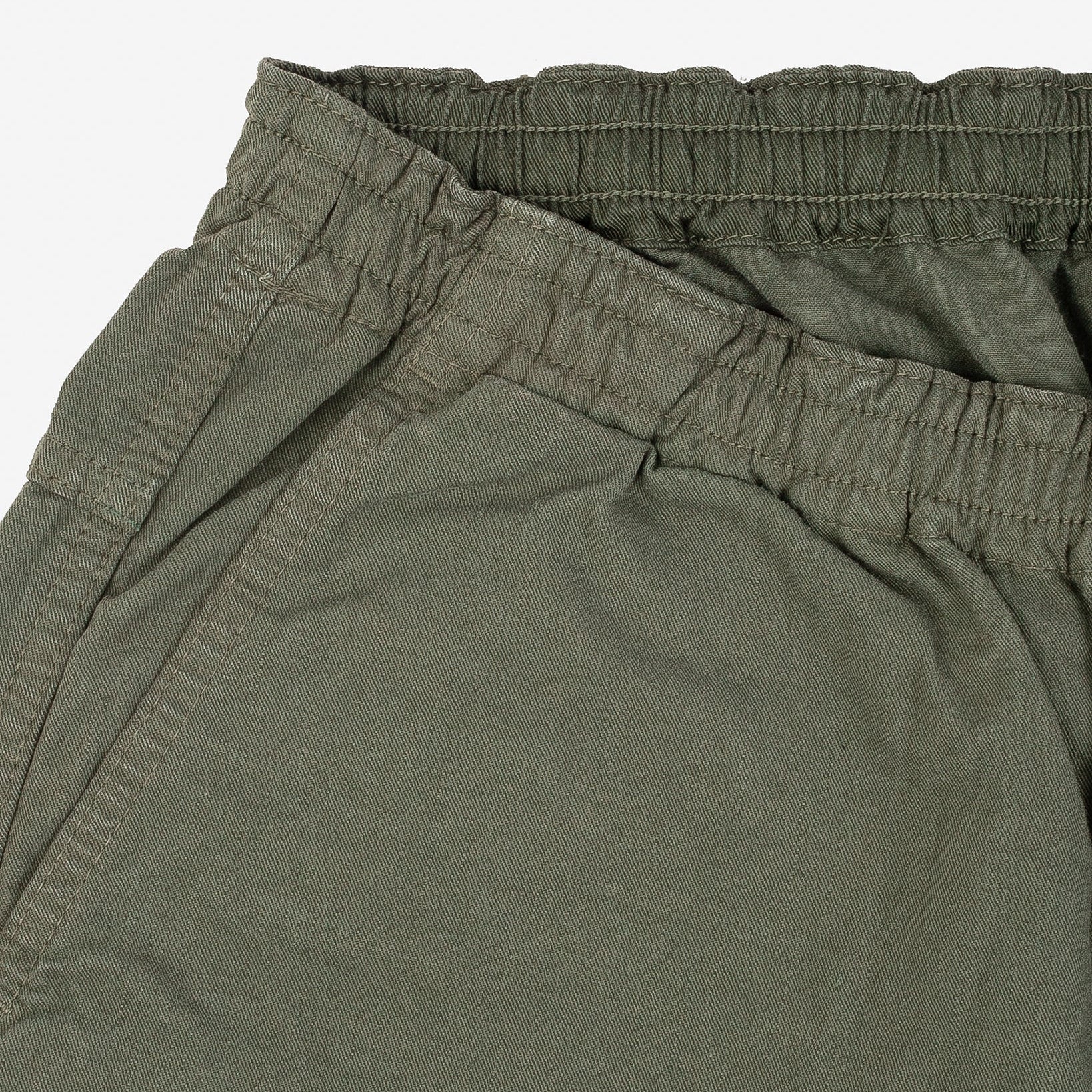 IH-729-OLV Cotton Easy Shorts Olive