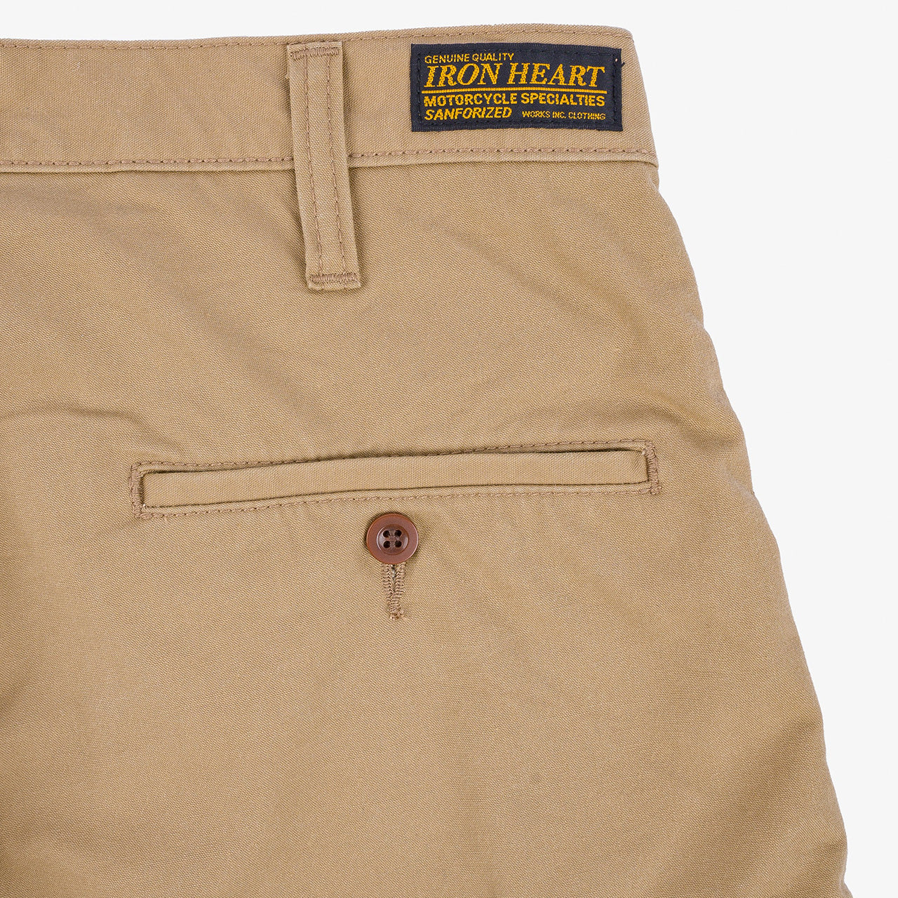 IH-740-BEI 9 oz. Canvas Military Cargo Shorts Beige