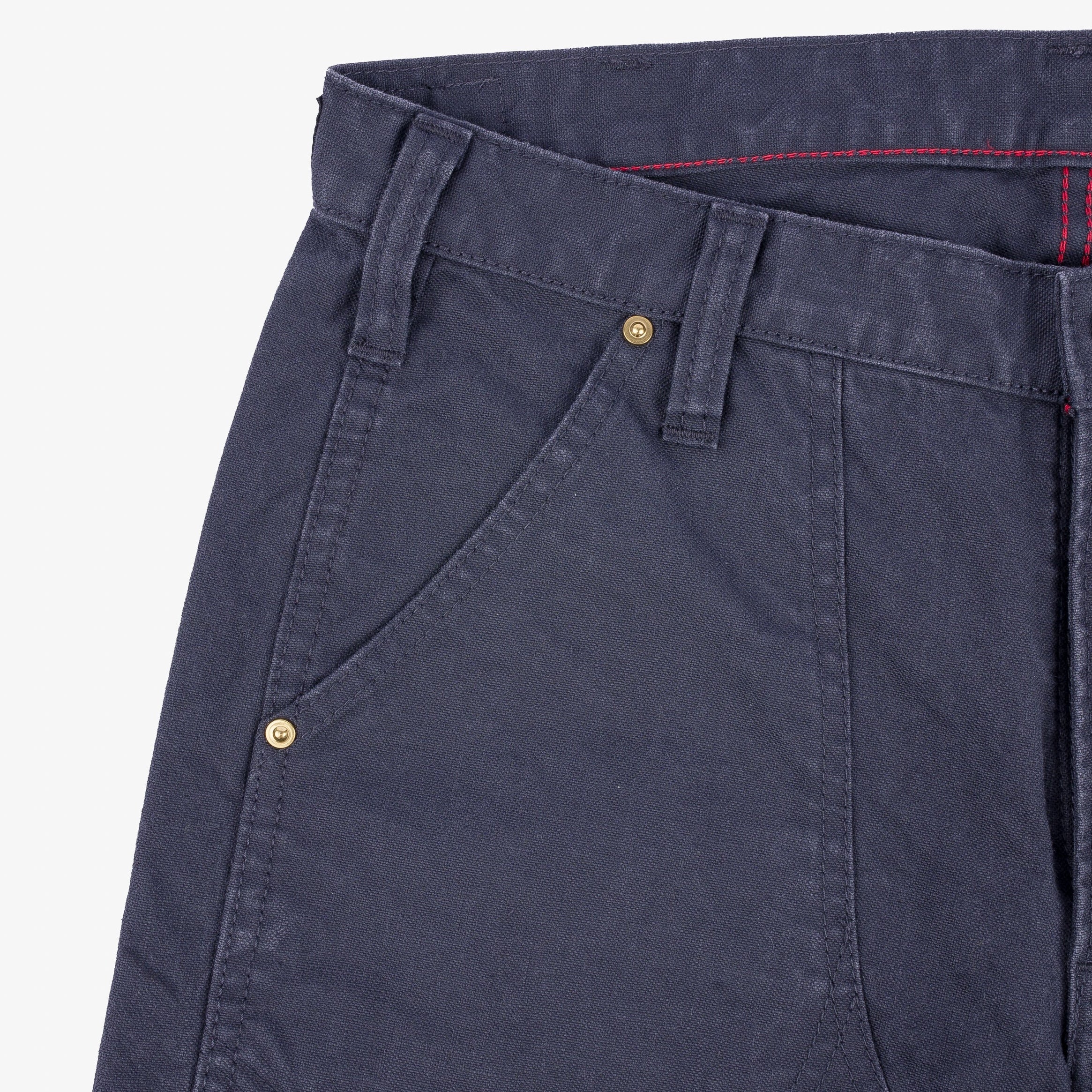 IH-742-BLK 10 oz. Double Front Duck Shorts Black
