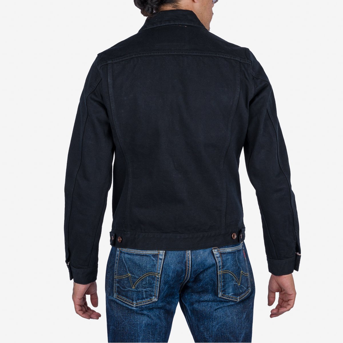 IHJ-132 14oz Type III Jacket Superblack Modified