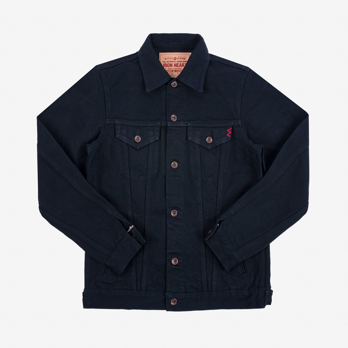 IHJ-132 14oz Type III Jacket Superblack Modified