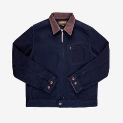 IHJ-143-IND 12 oz. Kersey Work Jacket Indigo/Black