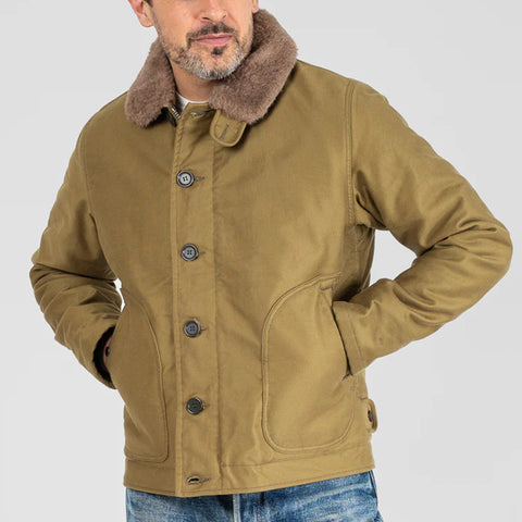 IHM-35-KHA Whipcord N1 Deck Jacket Khaki