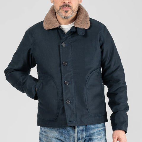 IHM-35-NAV Whipcord N1 Deck Jacket Navy