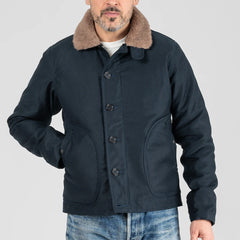 IHM-35-NAV Whipcord N1 Deck Jacket Navy
