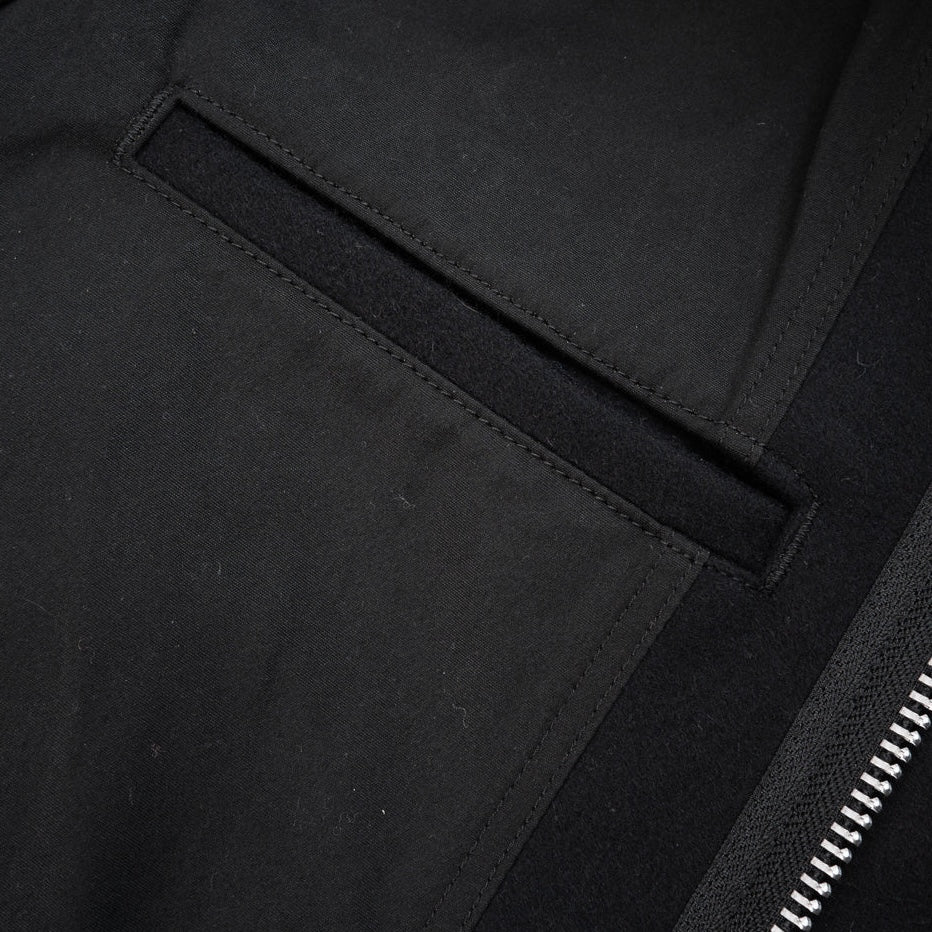 IHM-49-BLK 21oz Melton Wool M65 Field Jacket Schwarz