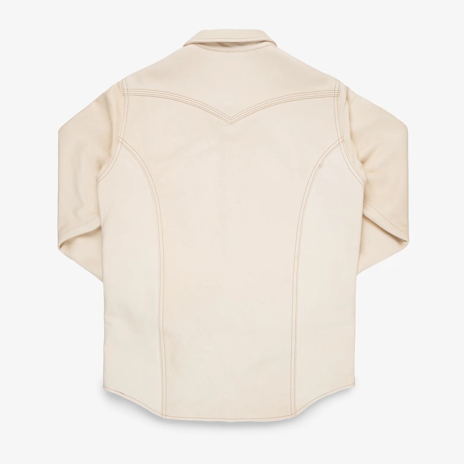 IHSB-PR-NAT IH x Simmons Bilt Horsehide Western Shirt "The Pale Rider" Natural