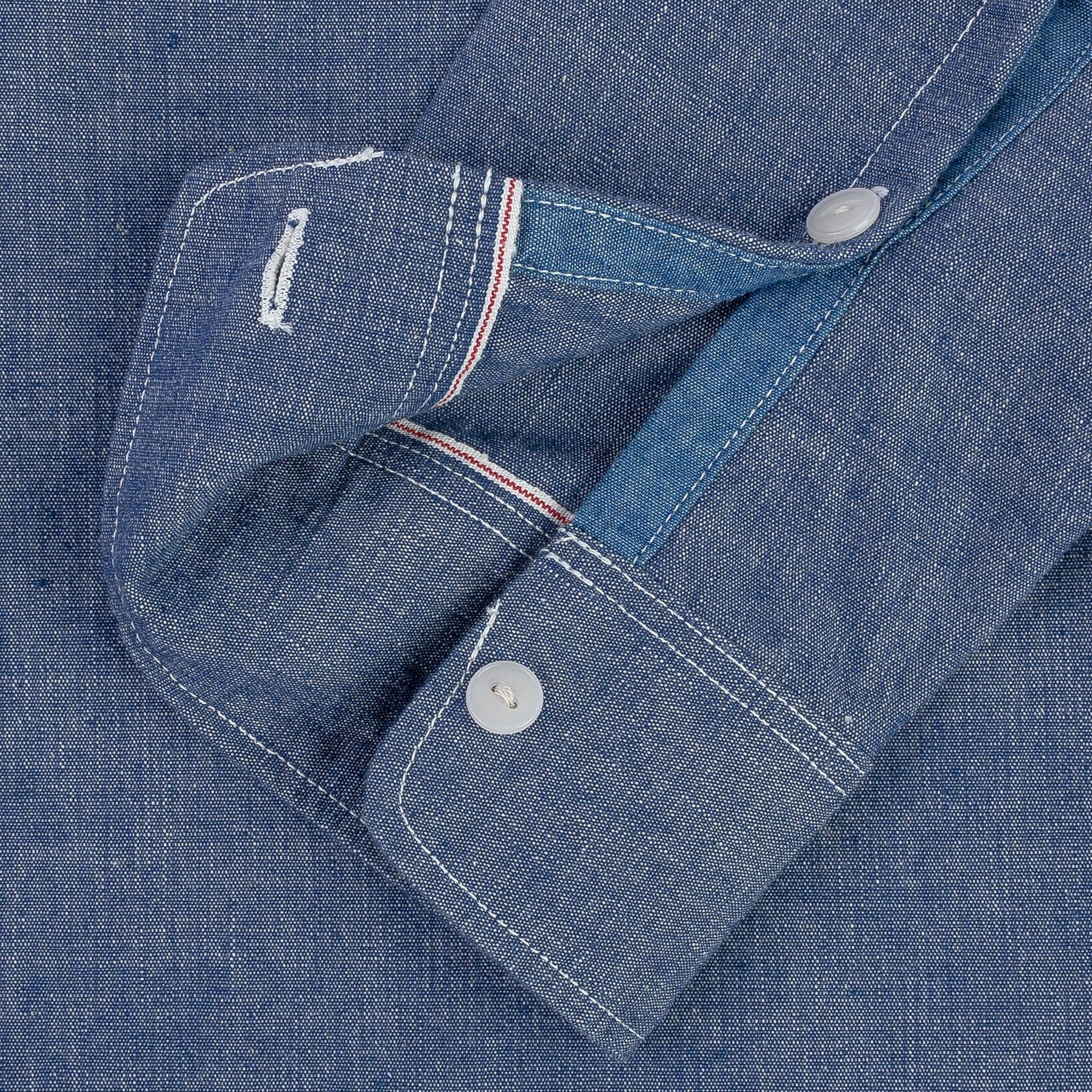 IHSH-21-BLU 10 oz. Chambray Work Shirt