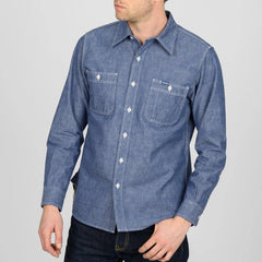 IHSH-21-BLU Chemise de travail Chambray 10 oz.