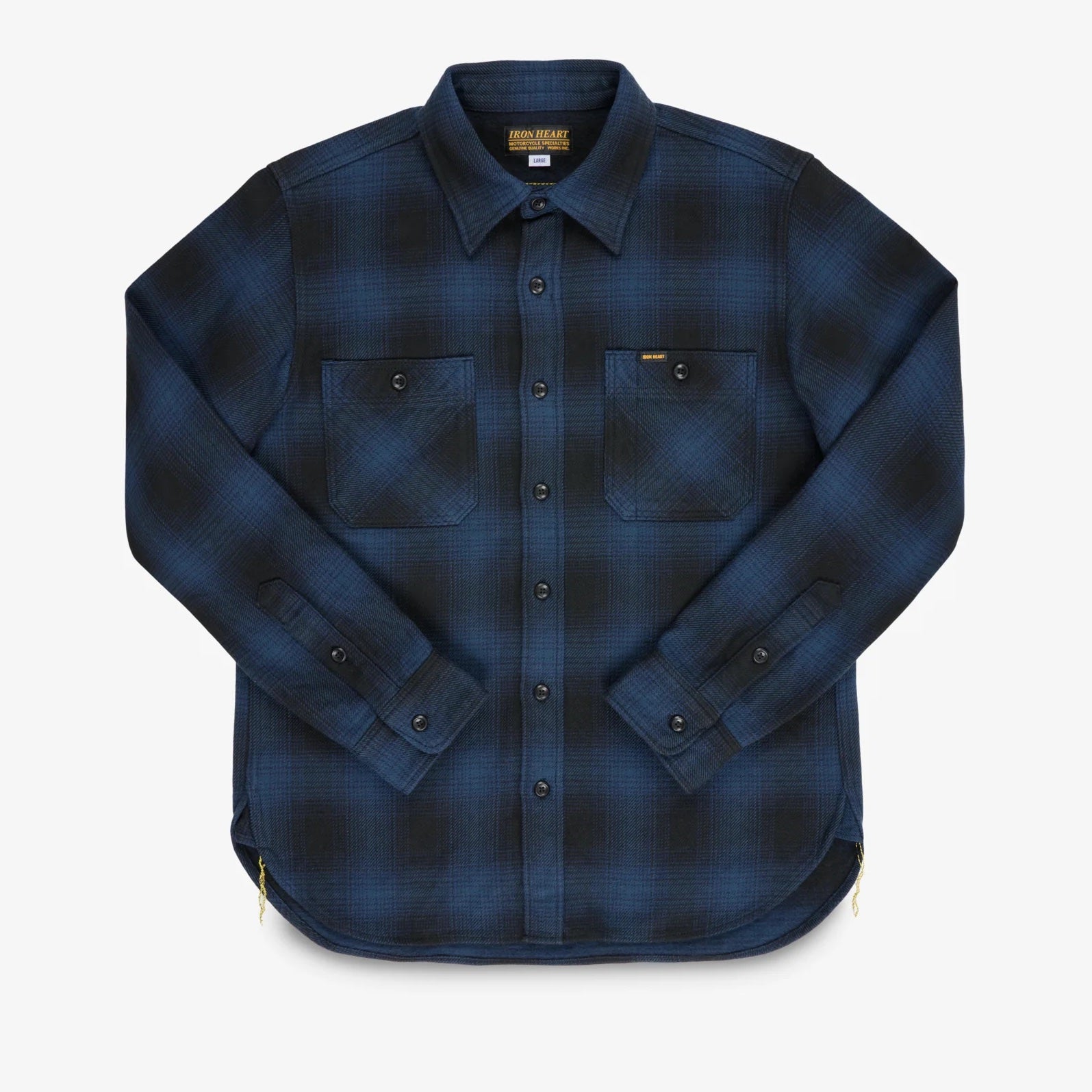 トップス palace OMBRE FLANNEL SHIRT NAVY Palace Ombre Flannel Shirt Navy Men's - FW24 - US