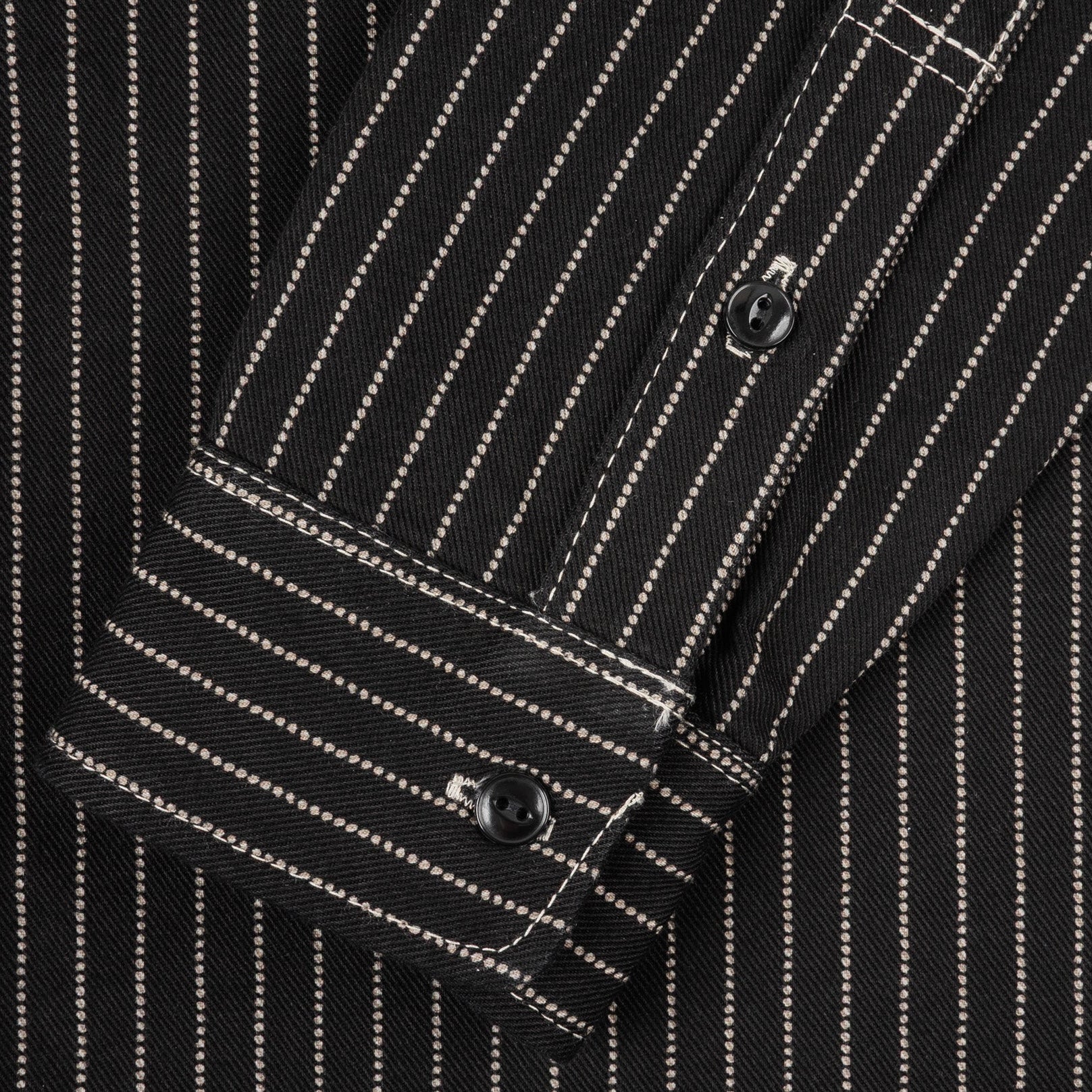 IHSH-266-BLK Chemise de travail 12 oz Wabash noire