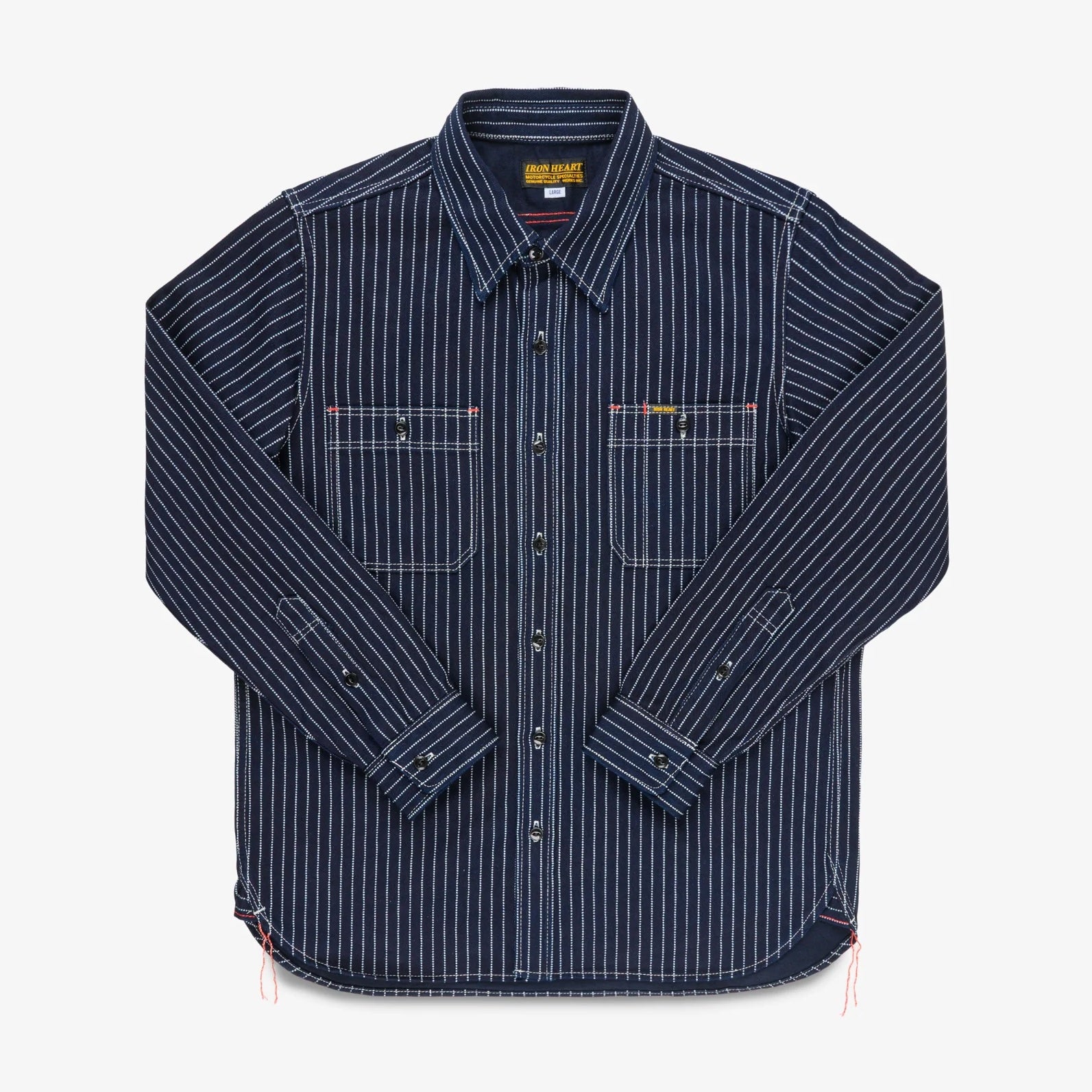 IHSH-266-IND Chemise de travail 12oz Wabash Indigo