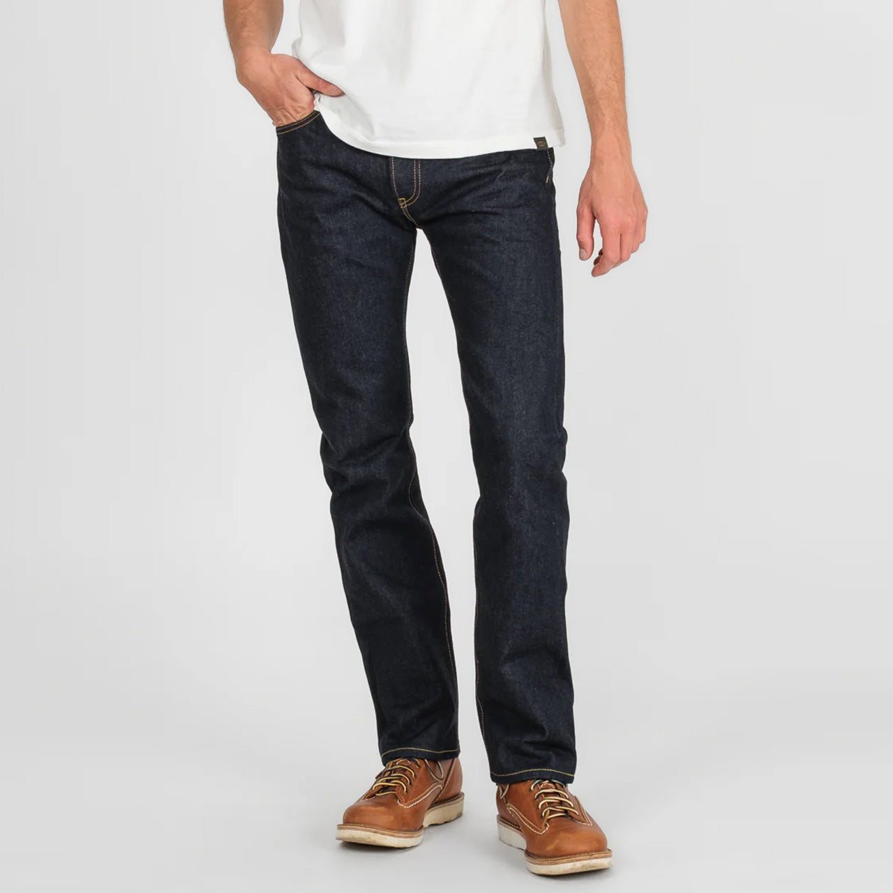 IH-666S-142 14 oz. Slim Straight Indigo