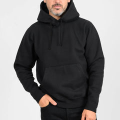 IHSW-49-BLK 14 oz. Ultra Heavy Loopwheel Hoodie Black