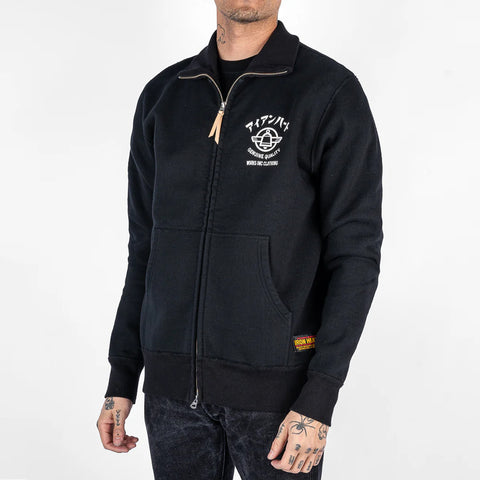 IHSW-78L-BLK Printed 14 oz. Ultra Heavy Zip Sweater Schwarz