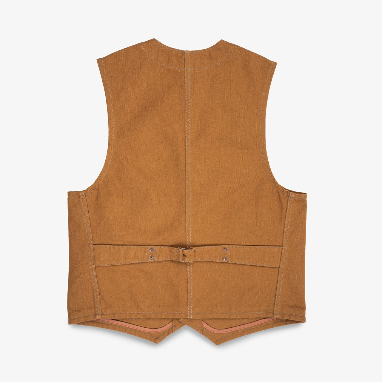 IHV-03-BRN 17 oz. Cotton Duck Work Vest Braun
