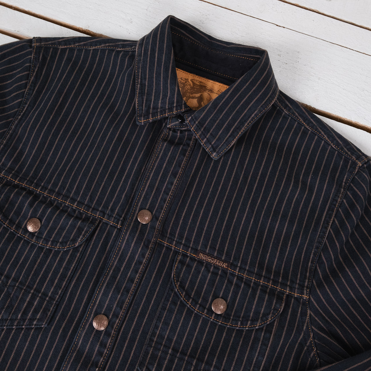Copeland Shirts Sable Stripe