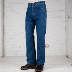 Wyatt Uneven Broken Twill Indigo