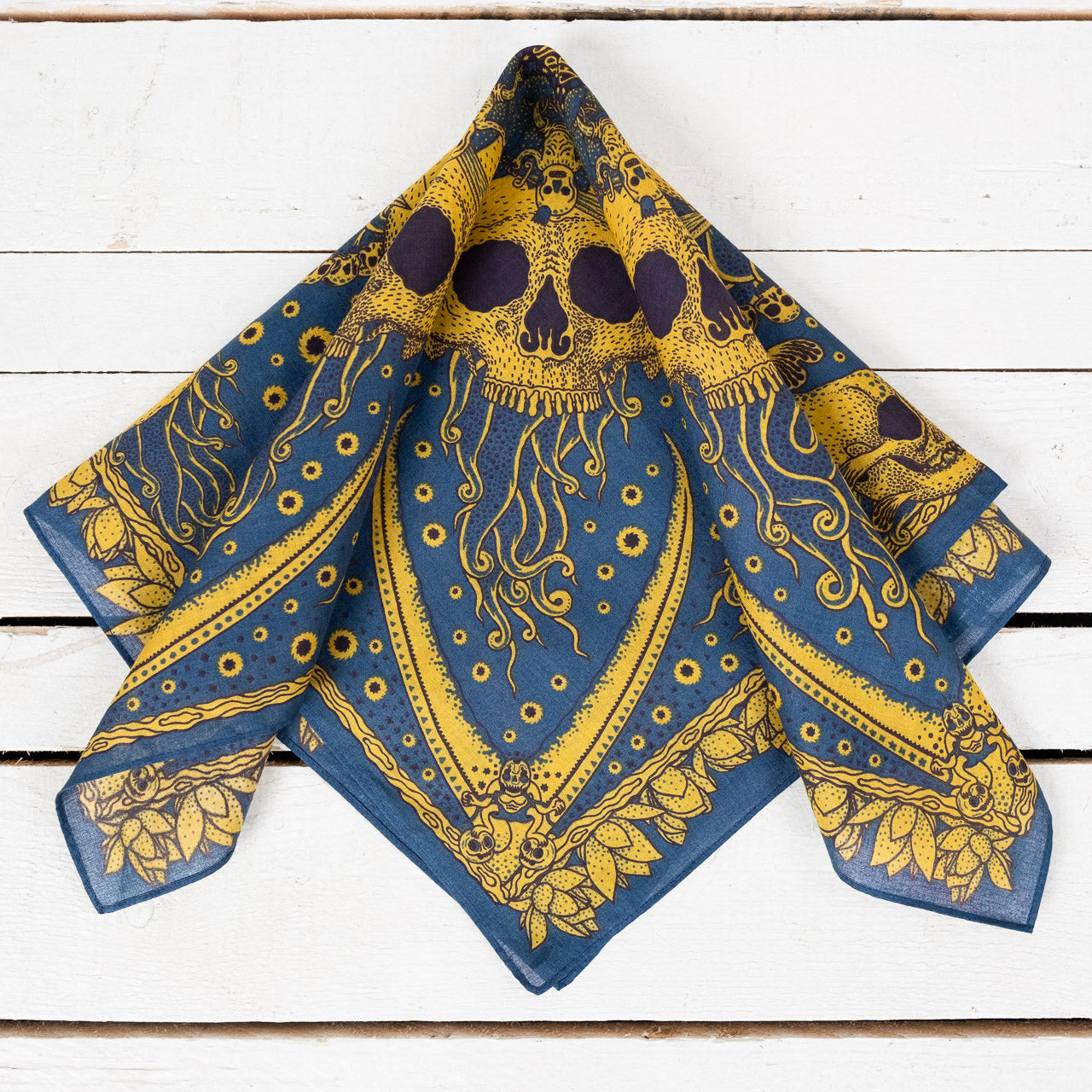 Bandana "Skull" Blue