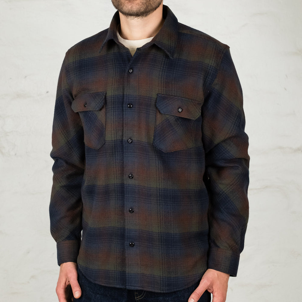 Bryson Flannel Check Shirt Grün