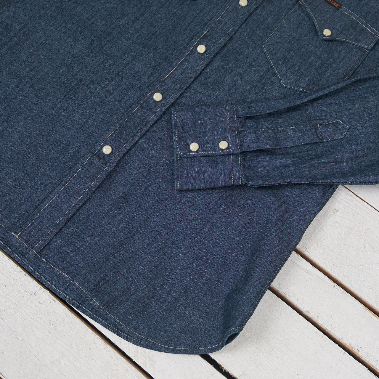 Sideras Shirt Indigo Chambray