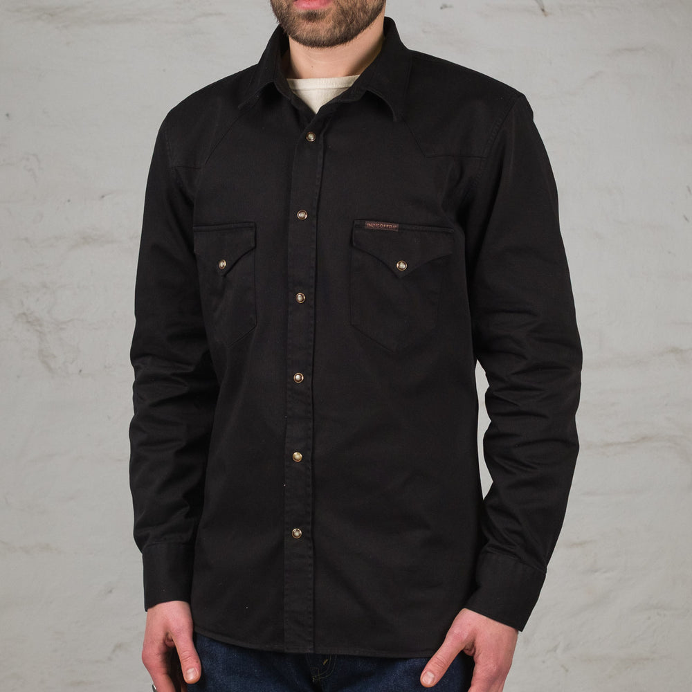 Sideras Tuck In Shirt Twill Black